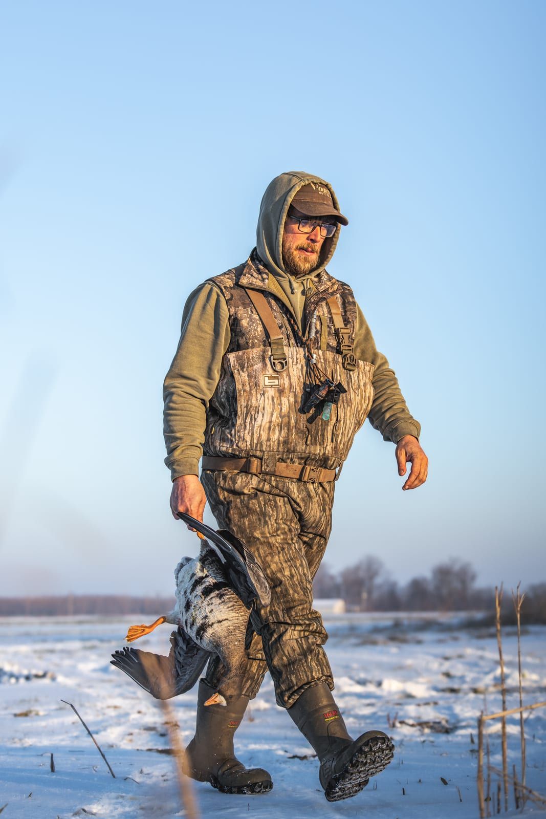 James Hill, head goose guide at Delta Outdoors Co.